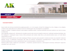 Tablet Screenshot of aknet.biz.pl